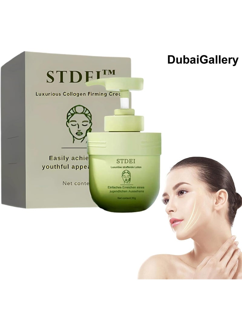 DubaiGallery Anti-Aging Collagen Face Cream, Deeply Hydrating Firming Moisturizer for Smoother, Softer Skin, Supports Skin Elasticity, Reduces Signs of Aging, and Enhances Natural Radiance - Image 1